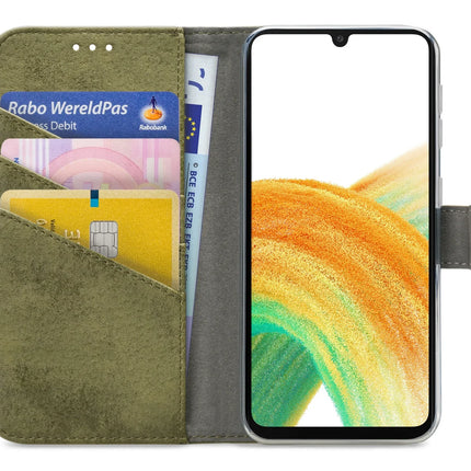My Style Flex Wallet For Samsung Galaxy A33 5G Olive