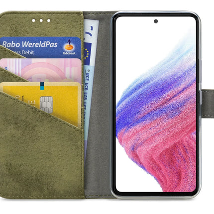 My Style Flex Wallet For Samsung Galaxy A53 5G Olive