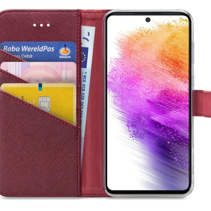 My Style Flex Wallet For Samsung Galaxy A73 5G Bordeaux