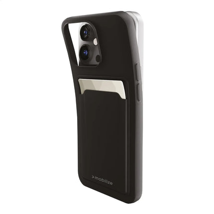Mobilize Rubber Gelly Card Case Samsung Galaxy S21 Fe 5G Matt Black Mobilize