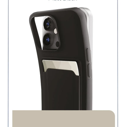 Mobilize Rubber Gelly Card Case Samsung Galaxy S21 Fe 5G Matt Black Mobilize