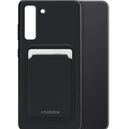 Mobilize Rubber Gelly Card Case Samsung Galaxy S20 Fe Matt Black