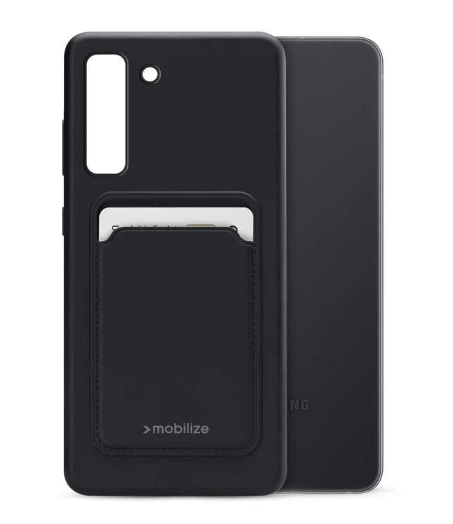 Mobilize Rubber Gelly Card Case Samsung Galaxy S20 Fe Matt Black