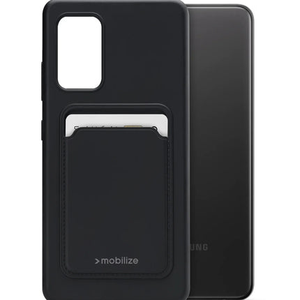 Mobilize Rubber Gelly Card Case Samsung Galaxy A32 4G Matt Black