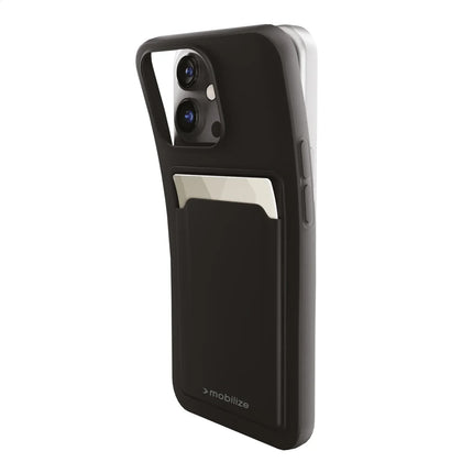 Mobilize Rubber Gelly Card Case Samsung Galaxy A32 4G Matt Black