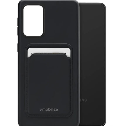 Mobilize Rubber Gelly Card Case Samsung Galaxy A33 5G Matt Black