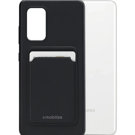 Mobilize Rubber Gelly Card Case Samsung Galaxy A52/A52 5G/A52S 5G Matt Black