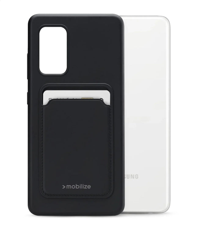 Mobilize Rubber Gelly Card Case Samsung Galaxy A52/A52 5G/A52S 5G Matt Black