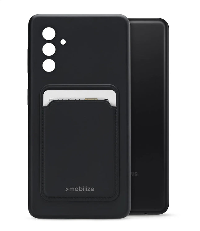 Mobilize Rubber Gelly Card Case Samsung Galaxy A04S/A13 5G Matt Black