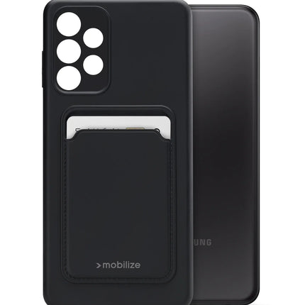 Mobilize Rubber Gelly Card Case Samsung Galaxy A23 5G Matt Black