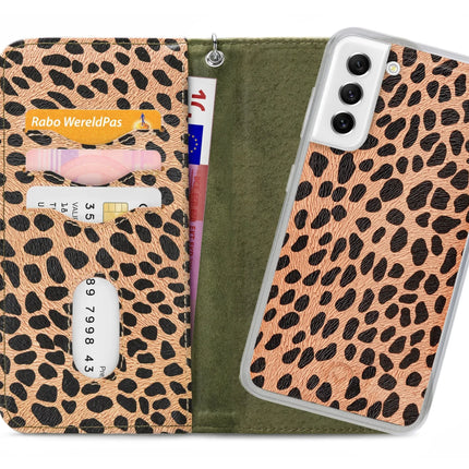 Mobilize 2In1 Magnet Zipper Case Samsung Galaxy S21 Fe 5G Olive/Leopard Mobilize