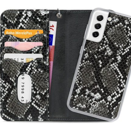 Mobilize 2In1 Magnet Zipper Case Samsung Galaxy S21 Fe 5G Black/Snake Mobilize