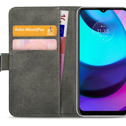 Mobilize Classic Gelly Wallet Book Case Motorola Moto E20 Black Mobilize