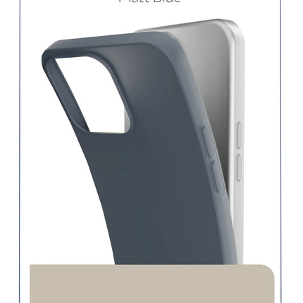 Mobilize Rubber Gelly Case Samsung Galaxy S22 Ultra 5G Matt Blue