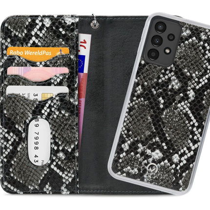 Mobilize 2In1 Magnet Zipper Case Samsung Galaxy A13 4G Black/Snake