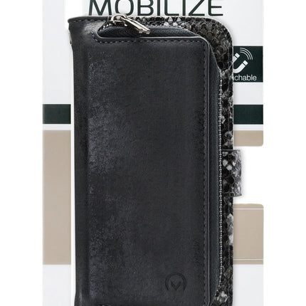 Mobilize 2In1 Magnet Zipper Case Samsung Galaxy A13 4G Black/Snake