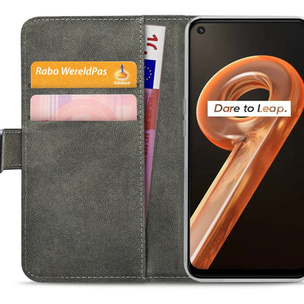 Mobilize Classic Gelly Wallet Book Case Realme 9I Black