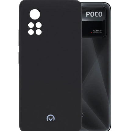 Mobilize Rubber Gelly Case Xiaomi Poco X4 Pro 5G Matt Black