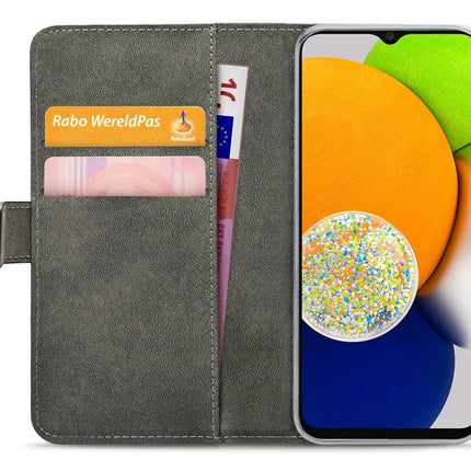 Mobilize Classic Gelly Wallet Book Case Samsung Galaxy A03 Black