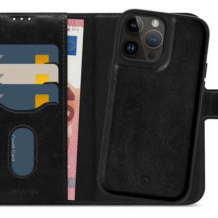 Mobilize 2In1 Magsafe Compatible Gelly Wallet Case Apple Iphone 14 Pro Black