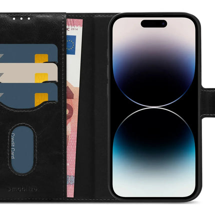 Mobilize 2In1 Magsafe Compatible Gelly Wallet Case Apple Iphone 14 Pro Black