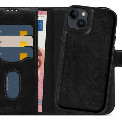 Mobilize 2In1 Magsafe Compatible Gelly Wallet Case Apple Iphone 14 Plus Black