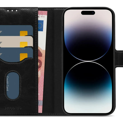 Mobilize 2In1 Magsafe Compatible Gelly Wallet Case Apple Iphone 14 Pro Max Black