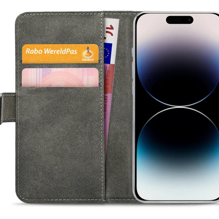 Mobilize Classic Gelly Wallet Book Case Apple Iphone 14 Pro Black