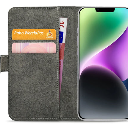 Mobilize Classic Gelly Wallet Book Case Apple Iphone 14 Plus Black