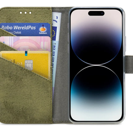 My Style Flex Wallet For Apple Iphone 14 Pro Olive