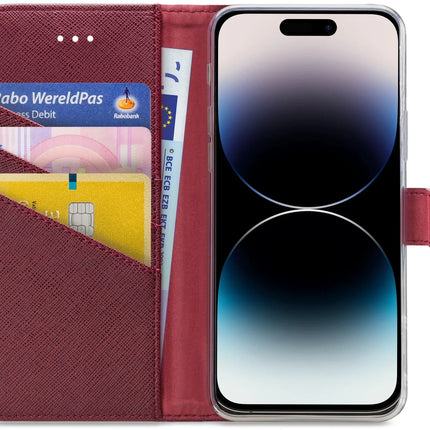 My Style Flex Wallet For Apple Iphone 14 Pro Bordeaux