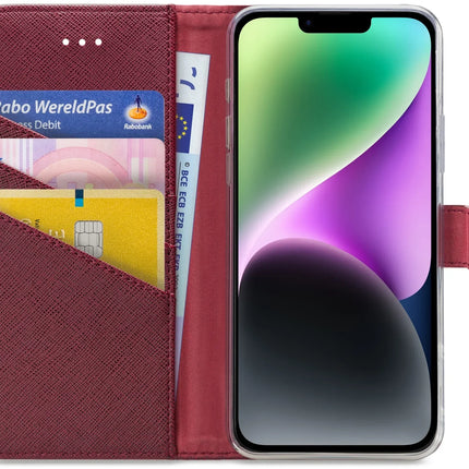 My Style Flex Wallet For Apple Iphone 14 Plus Bordeaux