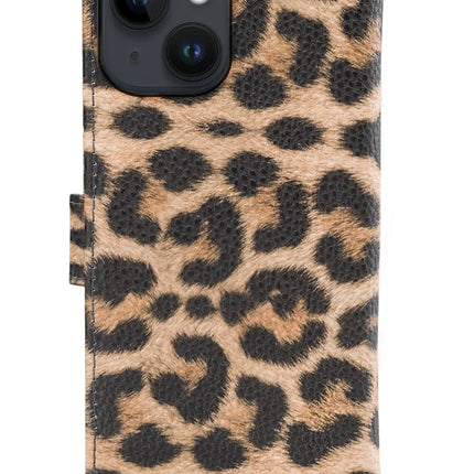 My Style Flex Wallet For Apple Iphone 13/14/15 Leopard