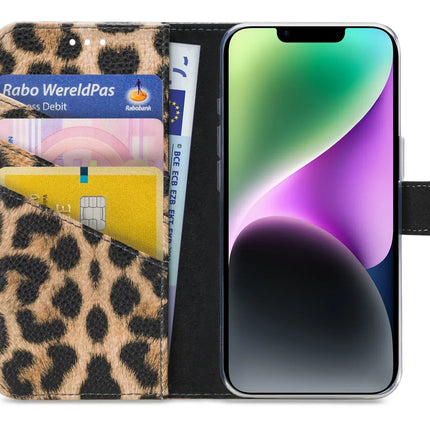 My Style Flex Wallet For Apple Iphone 13/14/15 Leopard