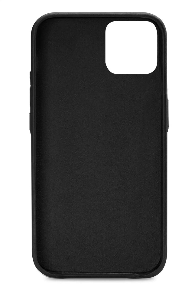 Senza Pure Leather Cover With Card Slot Apple Iphone 14 Deep Black