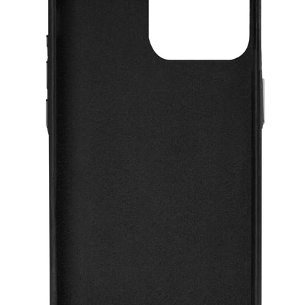 Senza Pure Leather Cover With Card Slot Apple Iphone 14 Pro Deep Black