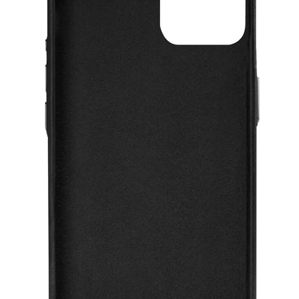 Senza Pure Leather Cover With Card Slot Apple Iphone 14 Pro Max Deep Black