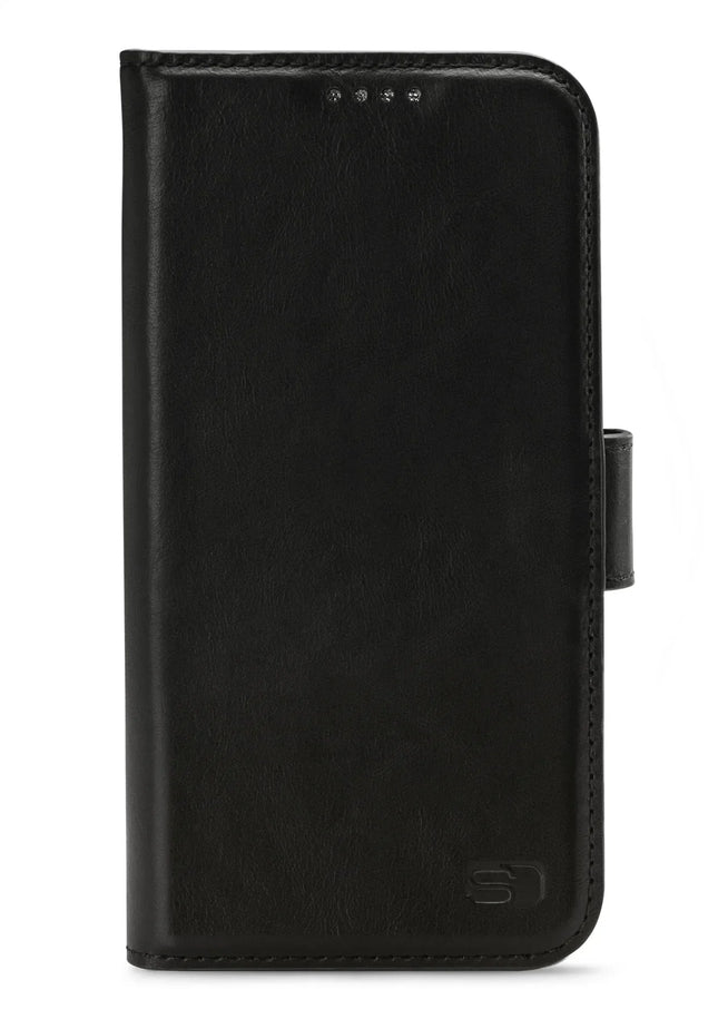 Senza Pure Leather Wallet Apple Iphone 14 Plus Deep Black