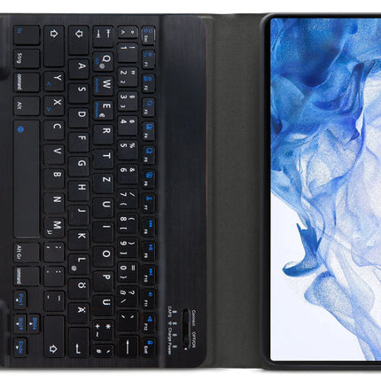 Mobilize Detachable Bluetooth Keyboard Case Samsung Galaxy Tab S7+/S8+ 12.4 Black Qwertz