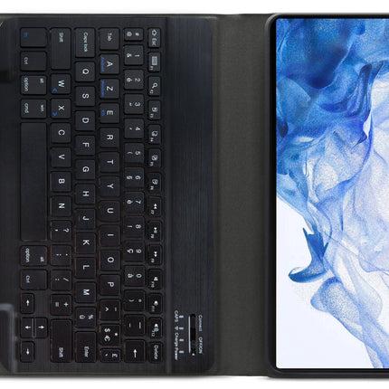 Mobilize Detachable Bluetooth Keyboard Case Samsung Galaxy Tab S7+/S8+ 12.4 Black Azerty