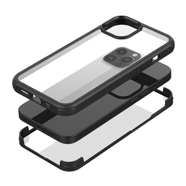 Mobilize Tempered Glass 360 Protection Case Apple Iphone 14 Pro Max Black