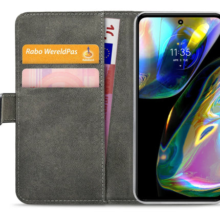 Mobilize Classic Gelly Wallet Book Case Motorola Moto G82 5G Black