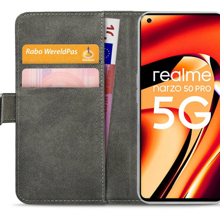 Mobilize Classic Gelly Wallet Book Case Oppo A57 5G/A77 5G/Realme Narzo 50 5G Black