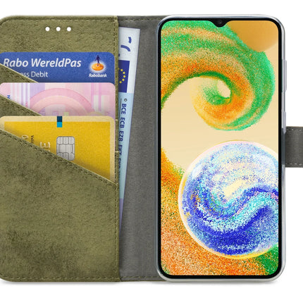 My Style Flex Wallet For Samsung Galaxy A04S Olive
