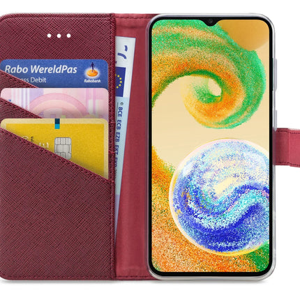 My Style Flex Wallet For Samsung Galaxy A04S Bordeaux