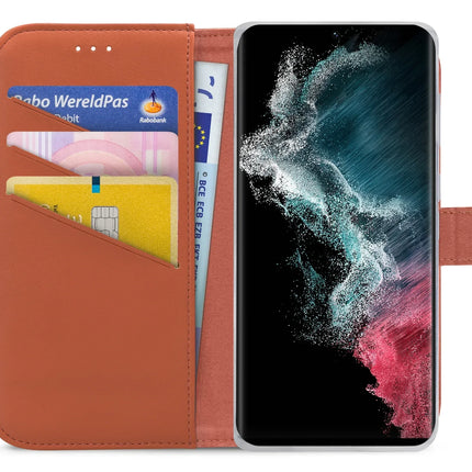 My Style Flex Wallet For Samsung Galaxy S22 Ultra 5G Rust Red
