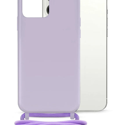 Mobilize Lanyard Gelly Case For Apple Iphone 13 Pro Max Pastel Purple