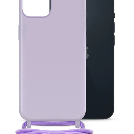 Mobilize Lanyard Gelly Case For Apple Iphone 14 Pastel Purple