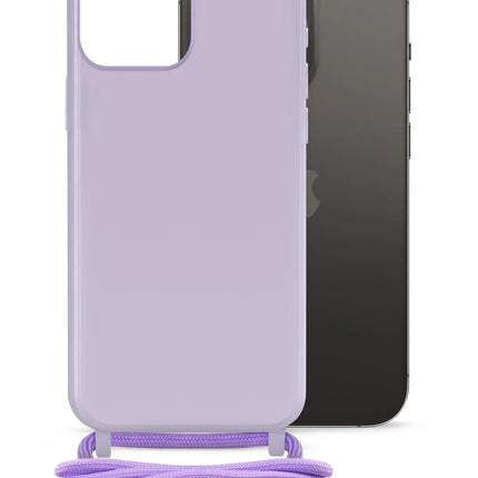 Mobilize Lanyard Gelly Case For Apple Iphone 14 Pro Pastel Purple