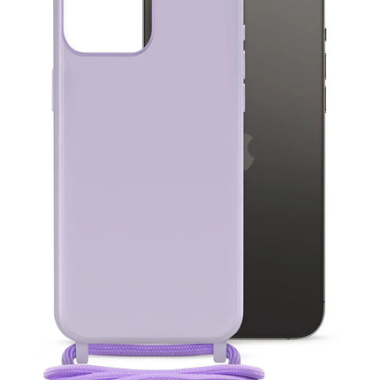 Mobilize Lanyard Gelly Case For Apple Iphone 14 Pro Max Pastel Purple